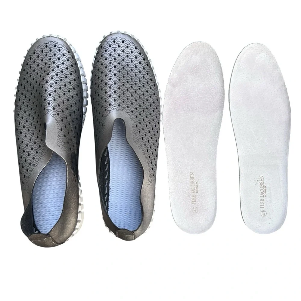 Ilse Jacobsen Tulip Slip-On Sneaker in Gunmetal EU Size 41 - Picture 10 of 14